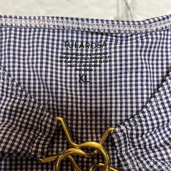 Revolve Tularosa Gingham Swimsuit Bathing Suit XL - Picture 3 of 4